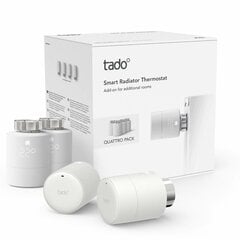 Программируемый термостат Tado Smart Radiator Thermostat - Quattro цена и информация | Нагревательные коврики для пола и зеркал | pigu.lt