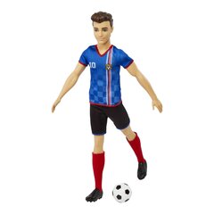 Lėlė Barbie Ken Footballer kaina ir informacija | Žaislai mergaitėms | pigu.lt