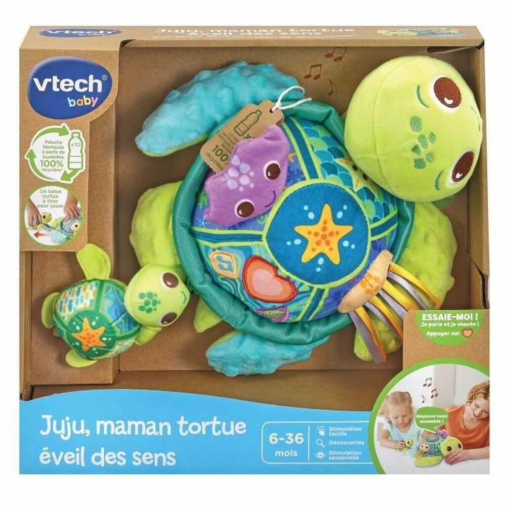 Muzikinis pliušinis žaislas Vtech Baby Juju Mother Turtle цена и информация | Minkšti (pliušiniai) žaislai | pigu.lt