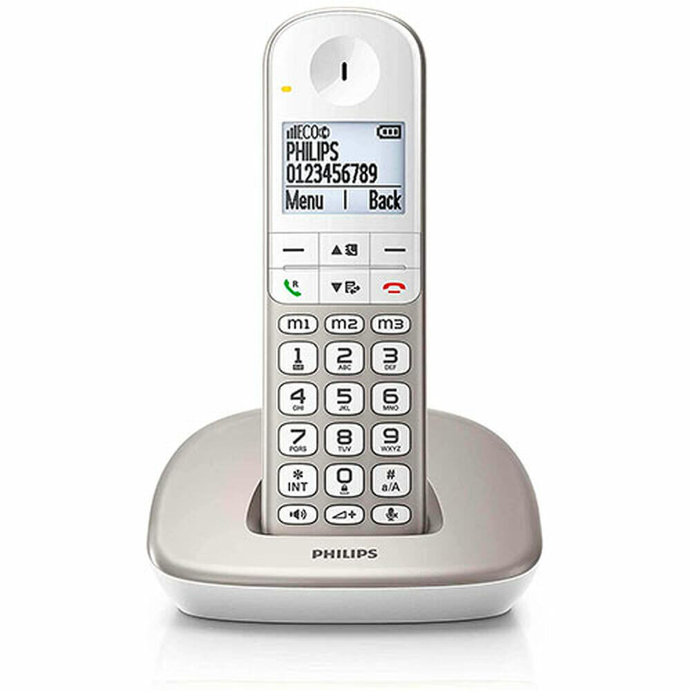 Беспроводные Беспроводный телефон Philips XL4901S/23 Белый DECT 1,9