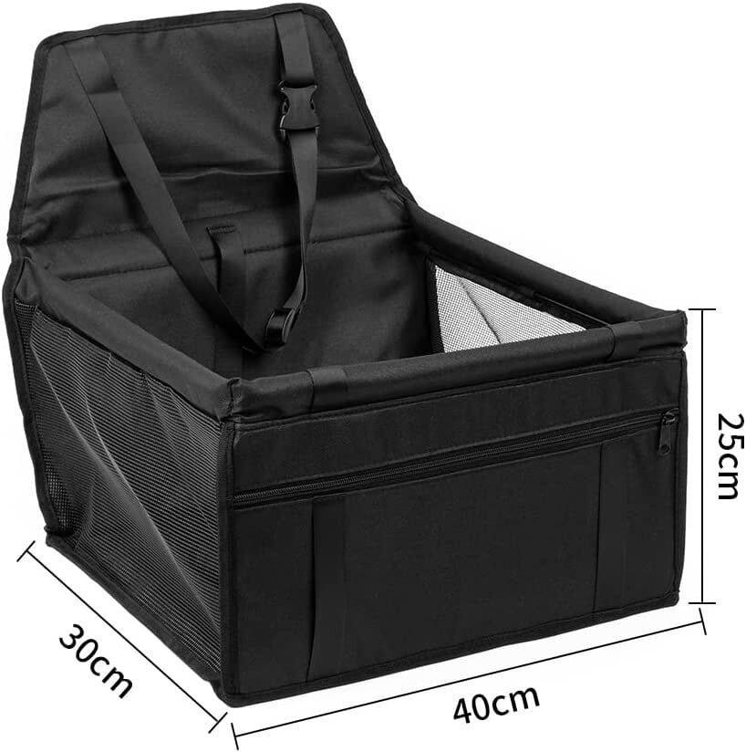 Automobilio sėdynė šunims, transportavimo krepšys, 30x40, juodas kaina ir informacija | Kelioniniai reikmenys | pigu.lt