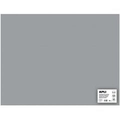 Картонная бумага Apli Серый 50 x 65 cm (25 штук) цена и информация | Kanceliarinės prekės | pigu.lt