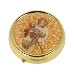 Tablečių dėžutė Alphonse Mucha, kaina ir informacija | Kitos originalios dovanos | pigu.lt