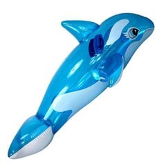 Pripučiamas plaustas Sun Club Whale, 145x80 cm, mėlynas kaina ir informacija | Pripučiamos ir paplūdimio prekės | pigu.lt
