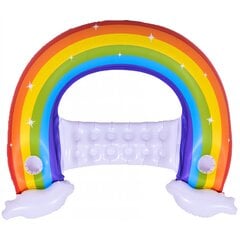Pripučiamas plaustas Sun Club Rainbow, 148x99 cm, įvairių spalvų kaina ir informacija | Pripučiamos ir paplūdimio prekės | pigu.lt