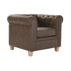 Fotelis DKD Home Decor, 80 x 80 x 70 cm, rudas kaina ir informacija | Svetainės foteliai | pigu.lt