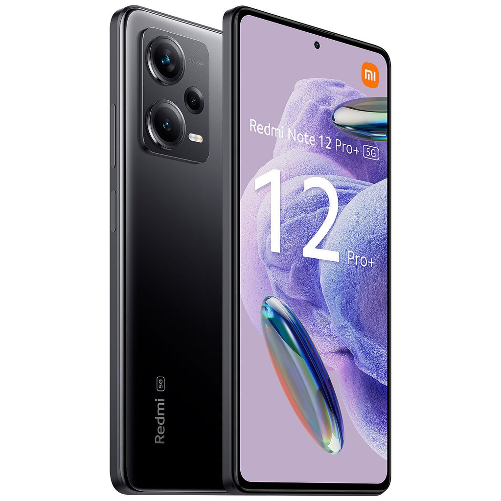 Xiaomi Redmi Note 12 Pro+ 5G 8/256G Midnight Black цена и информация | Mobilieji telefonai | pigu.lt