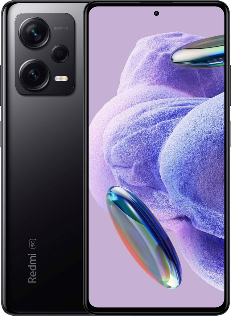 Xiaomi Redmi Note 12 Pro+ 5G 8/256G Midnight Black kaina ir informacija | Mobilieji telefonai | pigu.lt