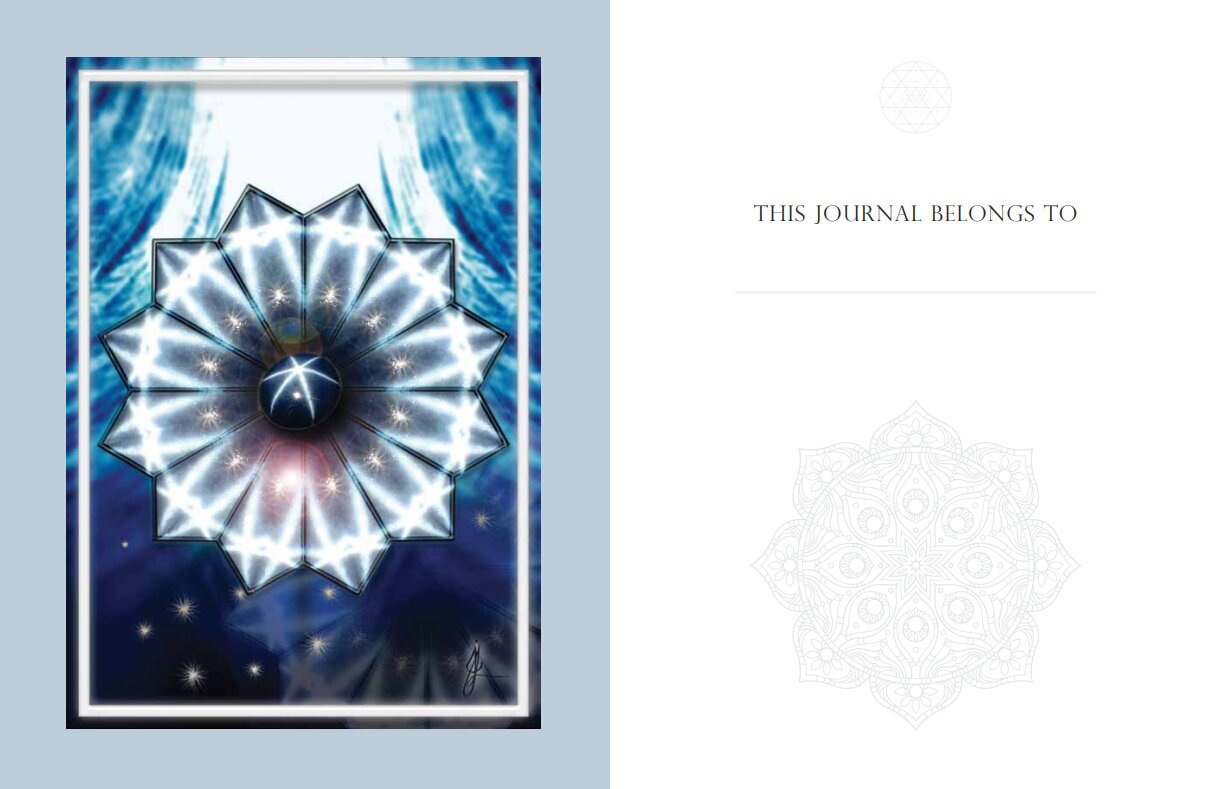 Užrašinė Blue Angel Crystal Mandala Journal kaina ir informacija | Sąsiuviniai ir popieriaus prekės | pigu.lt
