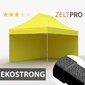 Prekybinė palapinė Zeltpro Ekostrong geltona, 3x4,5 kaina ir informacija | Palapinės | pigu.lt