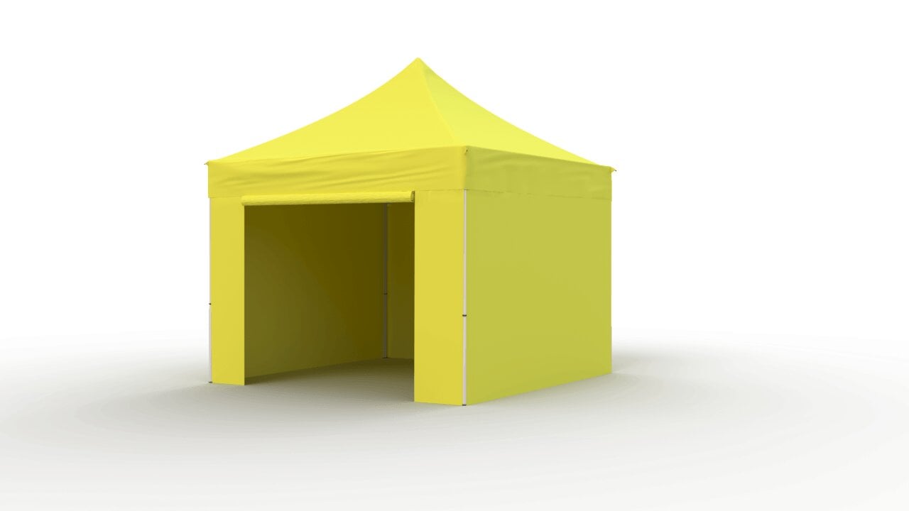 Prekybinė palapinė Zeltpro Ekostrong geltona, 2x2 kaina ir informacija | Palapinės | pigu.lt