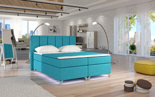 Кровать Eltap Basilio LED, 160х200 см, голубая цена и информация | Кровати | pigu.lt