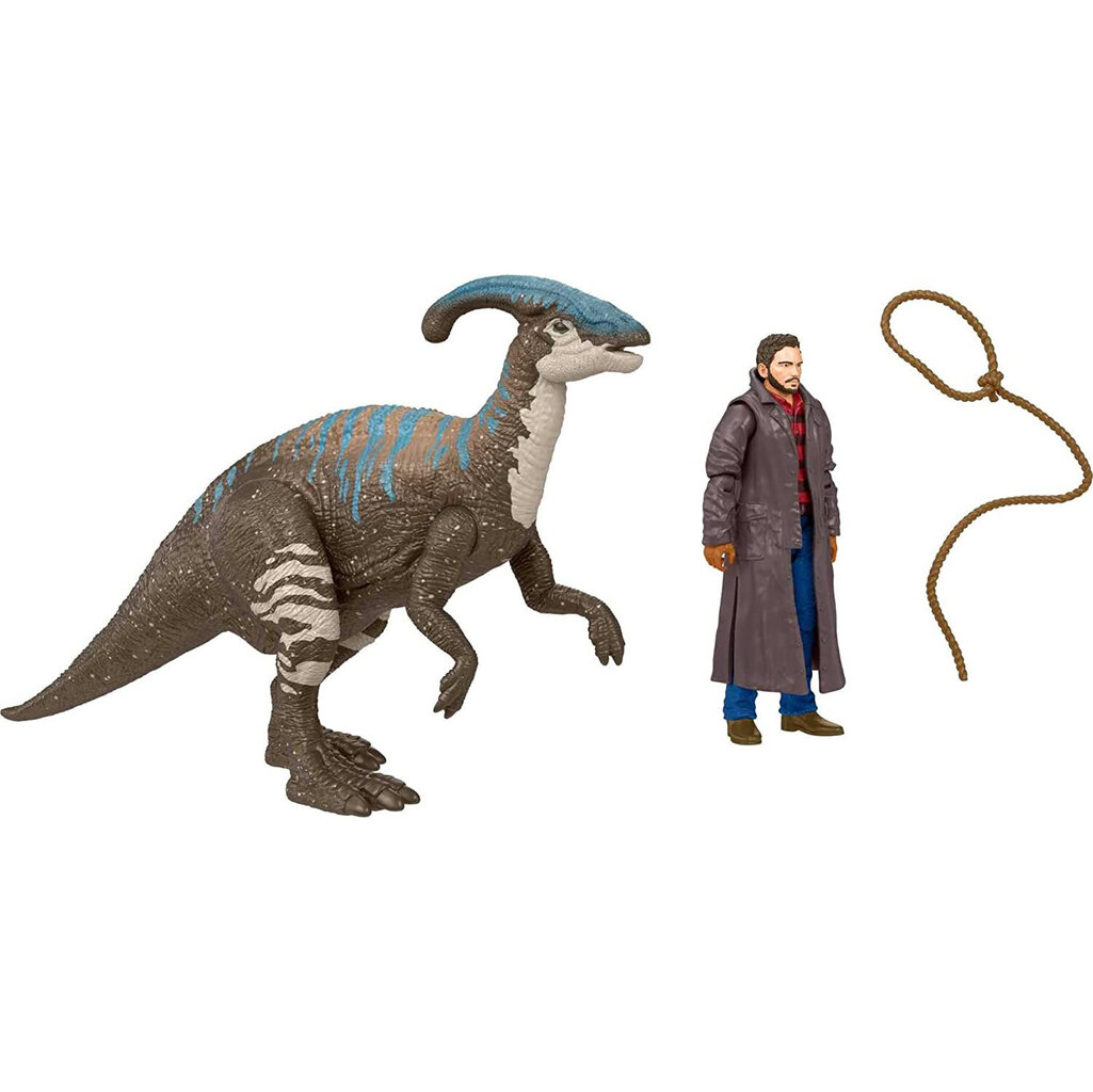 Figūrėlių rinkinys Owen & Parasaurolophus Mattel Jurassic World GWM29 цена  | pigu.lt