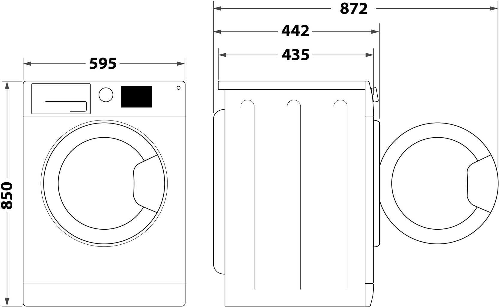 Whirlpool WRSB 7259 BB EU kaina ir informacija | Skalbimo mašinos | pigu.lt