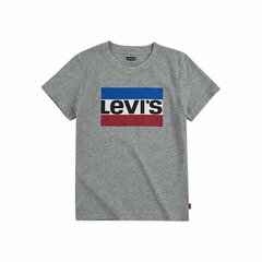 Футболка с коротким рукавом Levi's Sportswear Logo B Темно-серый цена и информация | Рубашки для мальчиков | pigu.lt