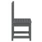 2-jų dalių sodo kėdžių komplektas vidaXL, pilkas kaina ir informacija | Lauko kėdės, foteliai, pufai | pigu.lt