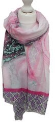 Тонкий женский шарф, пляжная шаль, розовый цена и информация | Женские шарфы, платки | pigu.lt