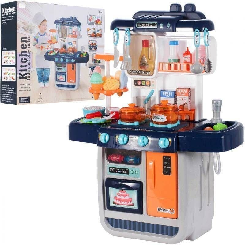 Žaislinė didelė virtuvė su garsu ir priedais MalPlay kaina ir informacija | Žaislai mergaitėms | pigu.lt