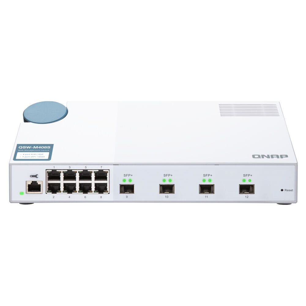 Qnap QSW-M408S kaina ir informacija | Komutatoriai (Switch) | pigu.lt