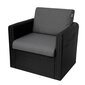 Sodo kėdės pagalvėlė Nel R1 NELGRF4, pilka kaina ir informacija | Pagalvės, užvalkalai, apsaugos | pigu.lt
