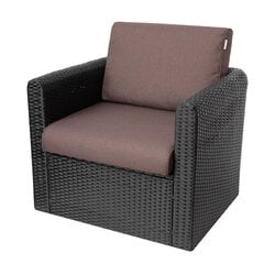 Подушка для садового стула Nel R3 NELBRA2, коричневый цвет цена и информация | Подушки, наволочки, чехлы | pigu.lt