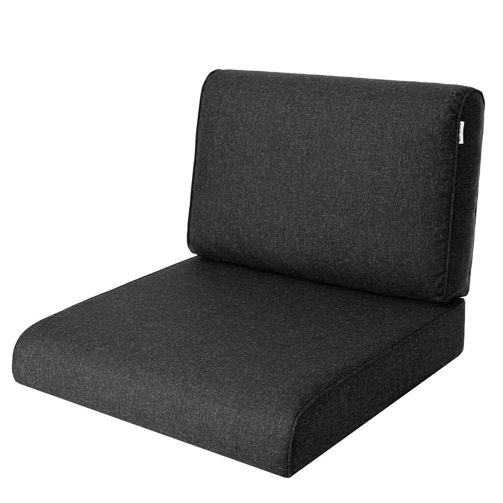 Sodo kėdės pagalvėlė Nel R3 NELCZR5, juoda цена и информация | Pagalvės, užvalkalai, apsaugos | pigu.lt