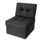 Sodo kėdės pagalvėlė Kaja R2 KAJCZR5, juoda цена и информация | Pagalvės, užvalkalai, apsaugos | pigu.lt