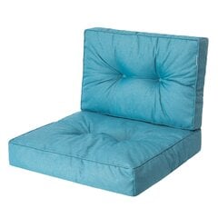 Sodo kėdės pagalvėlė Kaja R3 KAJNIE7, mėlyna kaina ir informacija | Pagalvės, užvalkalai, apsaugos | pigu.lt