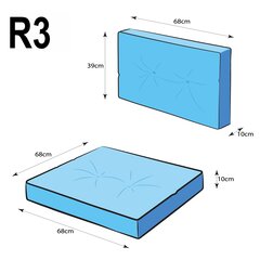 Sodo kėdės pagalvėlė Kaja R3 KAJNNL13, įvairių spalvų kaina ir informacija | Pagalvės, užvalkalai, apsaugos | pigu.lt