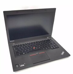 LENOVO ThinkPad T450 i5-5300U 14.0 HD 8GB 240GB Win10 цена и информация | Ноутбуки | pigu.lt