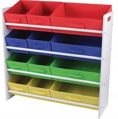 Полка-органайзер для игрушек разноцветная цена и информация | Полки для книг и игрушек | pigu.lt