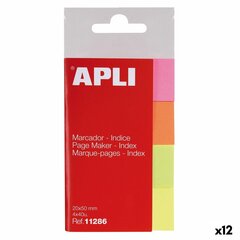 Закладка Apli Разноцветный (12 штук) цена и информация | Канцелярские товары | pigu.lt