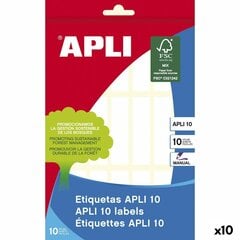 Etiketės Apli Balta 13 x 50 mm,10 vnt. kaina ir informacija | Kanceliarinės prekės | pigu.lt