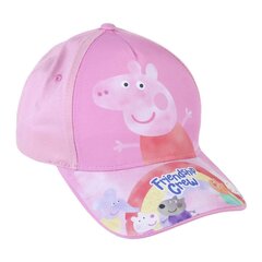 Детская кепка Peppa Pig Розовый (51 cm) цена и информация | Шапки, перчатки, шарфы для девочек | pigu.lt