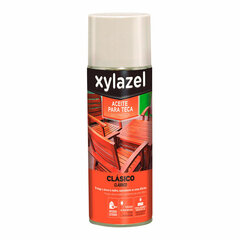 Тиковое масло Xylazel Classic 5396270 Spray Тик 400 ml матовый цена и информация | Очистители | pigu.lt