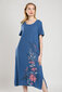 Suknelė moterims Madaman, mėlyna цена и информация | Suknelės | pigu.lt