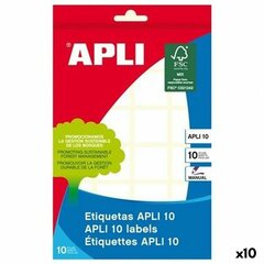 Etiketės Apli Balta 22 x 32 mm, 10 vnt. kaina ir informacija | Kanceliarinės prekės | pigu.lt