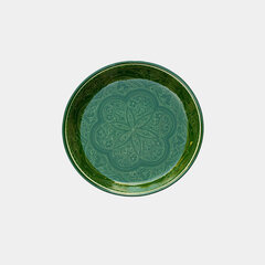 Ляган (узбекская тарелка) 32 см зеленый цена и информация | Посуда, тарелки, обеденные сервизы | pigu.lt