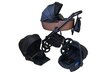 Universalus vežimėlis Stilo ST-Line Baby Fashion 3in1, beige kaina ir informacija | Vežimėliai | pigu.lt