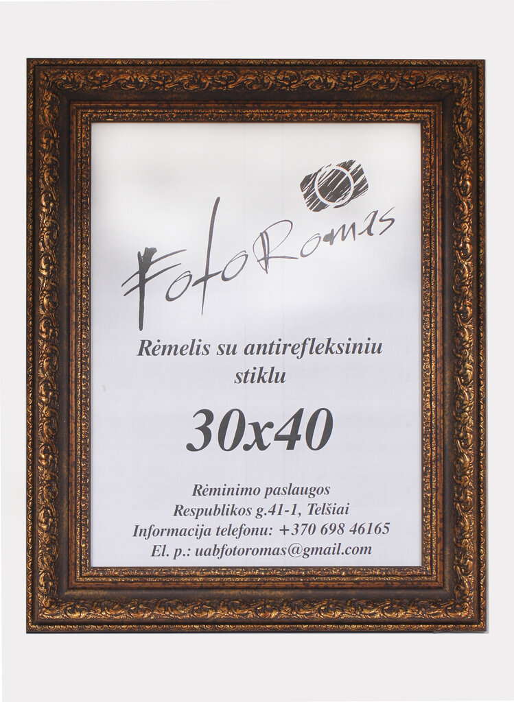 Nuotraukų rėmelis 30x40 cm kaina ir informacija | Rėmeliai, nuotraukų albumai | pigu.lt