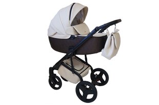 Universalus vežimėlis Stilo ST-Line Baby Fashion 3in1, beige kaina ir informacija | Vežimėliai | pigu.lt