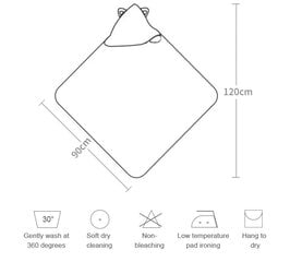 Веселое детское полотенце с капюшоном цена и информация | Полотенца | pigu.lt