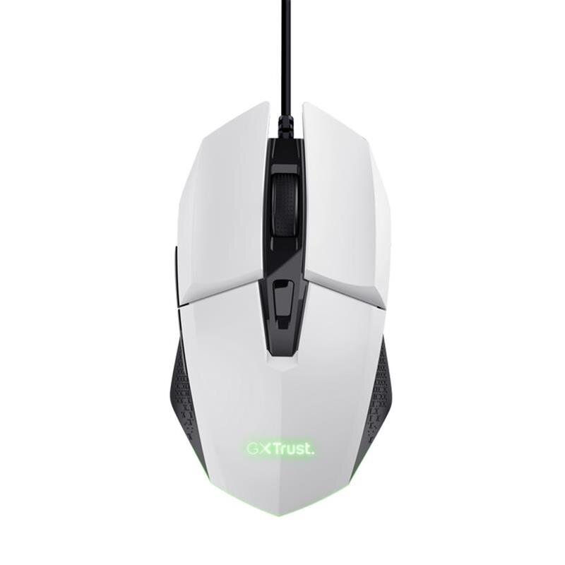 Wired mouse Trust GXT109 Felox, white kaina ir informacija | Pelės | pigu.lt