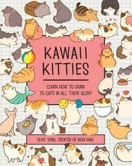 Kawaii Kitties: Learn How to Draw 75 Cats in All Their Glory, Volume 6 цена и информация | Книги об искусстве | pigu.lt