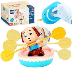 WOOPIE Игрушка для ванной Заводная надувная лодка с гребным щенком цена и информация | Игрушки для малышей | pigu.lt