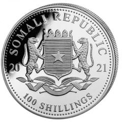 Sidabrinė moneta Dramblys 2021 kaina ir informacija | Numizmatika | pigu.lt
