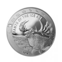 Sidabrinė moneta Milžiniškas elnias 2019 kaina ir informacija | Numizmatika | pigu.lt