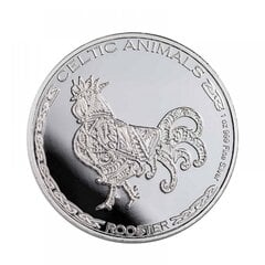 Sidabrinė moneta Rooster, Celtic Animals 2022 kaina ir informacija | Numizmatika | pigu.lt