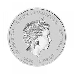 Sidabrinė moneta Simpsonai, Tuvalu 2022 kaina ir informacija | Numizmatika | pigu.lt