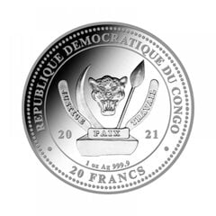 Sidabrinė moneta The Bald Eagle 2021 kaina ir informacija | Numizmatika | pigu.lt